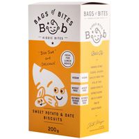 Bags Of Bites Kiddies Sweet Potato & Date Biscuits
